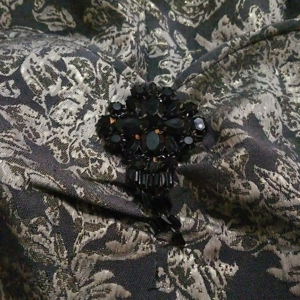 NWOT Lane Bryant Gold/Black Sweetheart Boustier - Picture 4 of 6